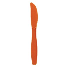 Karat U2031 (Orange) 6.7" PP Extra-Heavy Weight Disposable Knife, Orange (Pack of 1000)