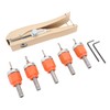6PCS Set Countersink Drill Bit Set Multifunctional Adjustable Tapered Drill