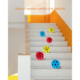 MAIXONICThe The Original Moon Ball - Hyper Bouncy Ball - Pelota Antiestres de Espuma de Alta Rebote para Descompresión, Entrenamiento Atlético y Juguete Deportivo PU (3 Piezas)