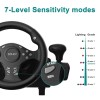 DOYO Pro Universal Vibration Gaming Steering Wheel with Pedals 270°