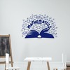 Large Vinyl Wall Decal Mathematics School Math Symbols Book Teen