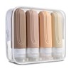 Hansoltem Travel Empty Bottle Set 90ml, 1 set, Beige / 한솔템 여행용 공병 세트 90ml, 1세트, 베이지