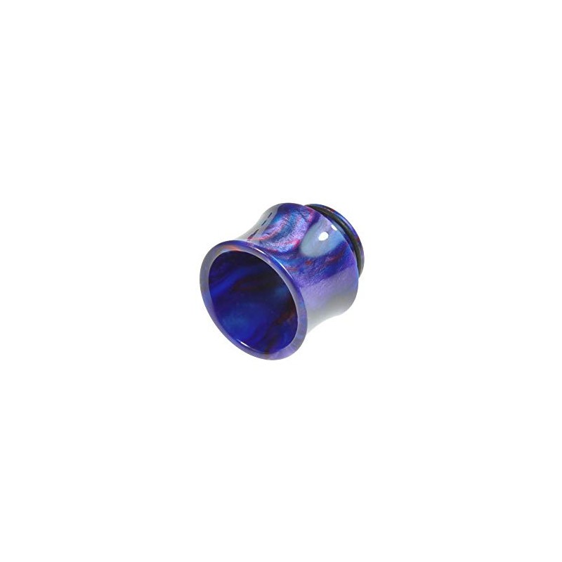 Armerah Marbled Curve 810 Drip Tip eCig Mouthpiece Short/Extra-Wide Epoxy