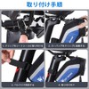 Quanxy 防水自転車サドルバッグ 1L 反射テープ テールライト取付可能 ロードバイク マウンテンバイク対応 (青)