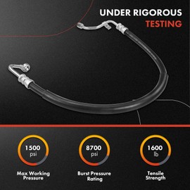 A-Premium Power Steering Pressure Line Hose Assembly Compatible with Subaru Forester 2013 Impreza 2008-2014 WRX 2012-2014 WRX STI 2013-2014 H4 2.5L