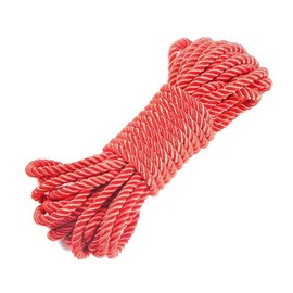 Wolike Multipurpose Rope Powerful Soft Rope 100% Nylon Rope Durable Long Rope (10m / 32ft) (Red)