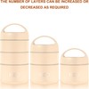 Stackable Stainless Steel Thermal Lunch Box with Lunch Bag and