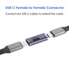 USB C Female to Female Adapter, USB C Coupler, USB