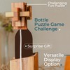 BSIRI Think for Bottle Puzzle Challenging Brain Teaser and Holder