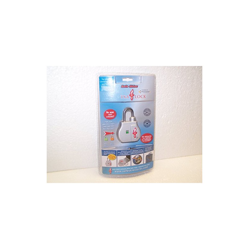 Safe Skies Rubberized BoomerangIt TSA Luggage Lock