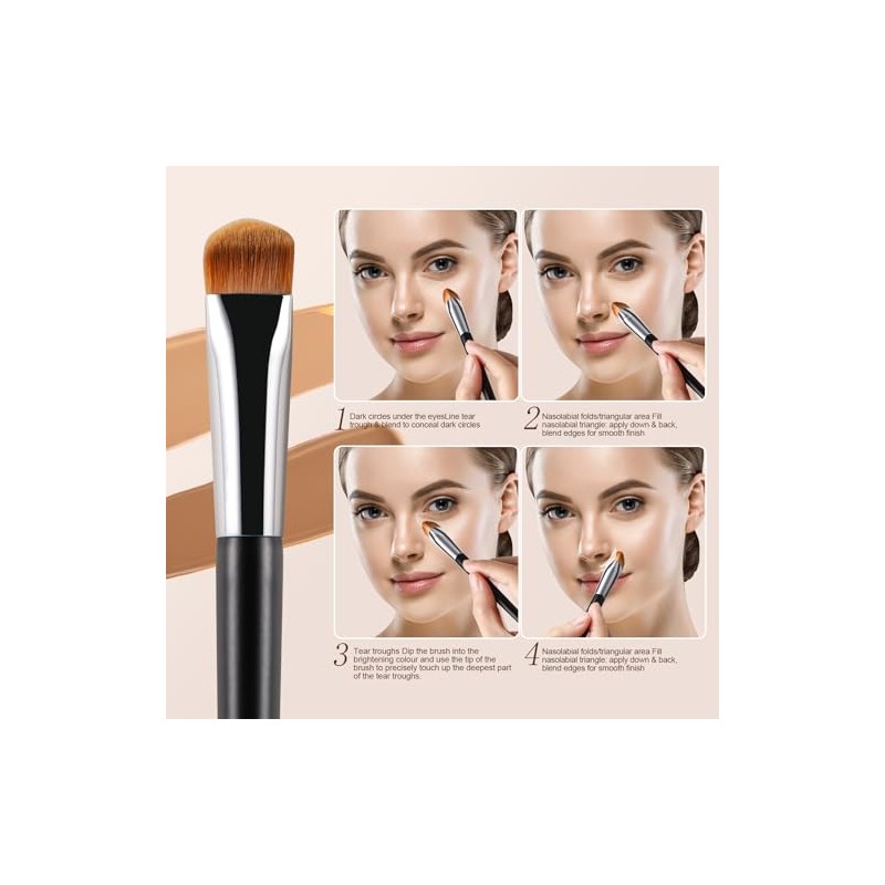 Pincel Corrector Triangular