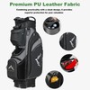 UNIHIMAL 14-Way Golf Cart Bag with Full Length Divider, Premium