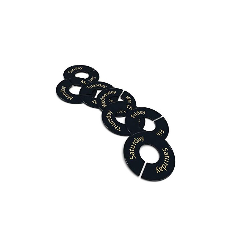 Discount Sizing Round Size Dividers - Days of The Week