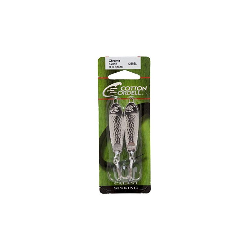 Cotton Cordell C.C. Spoon Lure (Chrome, 1/2-Ounce/ 2 1/8-Inch)