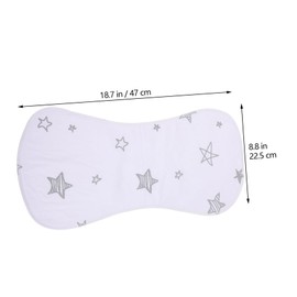 Kisangel 3 pcs Burp Cloths Soft Cotton Absorbent Rags for Milk Spit Up Gentle Skin Durable Washable Burping Cloths for Boys