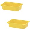 Ikea TROFAST Storage Box, Yellow, Set of 2