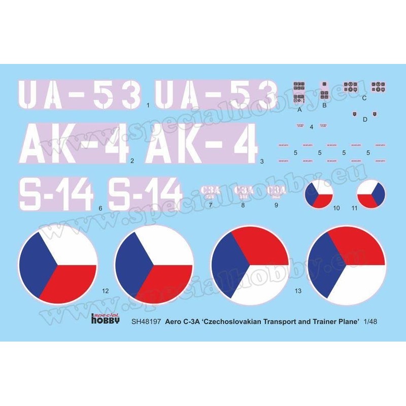 Special Hobby 1:48 - Aero C-3A Czech Transport & Trainer
