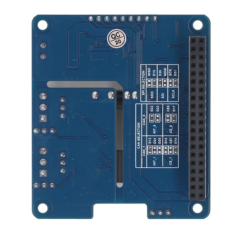 CAN Bus Expansion Board Dual Chip Stackable 2 Channel Isolated