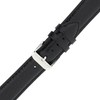Tech Swiss Long Watch Band Mens Leather Black 18 millimeters