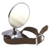 Spare Tire Mount Round Rear View Mirror w/Leather Strap