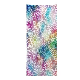 Chandini Yoga Mat Rug, Yoga Towel, Graduated Color, Anti-Slip, Lined, Pilates, Yoga