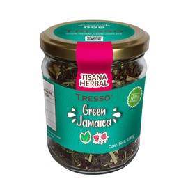 Tresso, Tisana Herbal. Jamaica Verde. 100 gramos