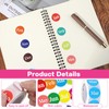 12000 Pcs Labels Round Month Stickers, 24 Rolls 1 Inch