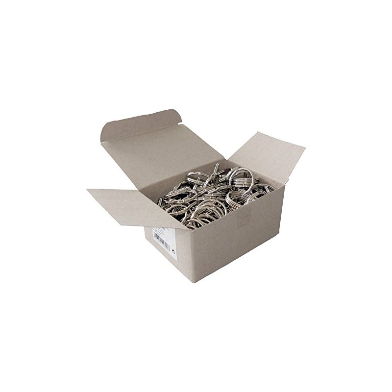 Wedo 2623016 Key Rings Metal Rings Diameter Shiny Nickel-Plated Pack