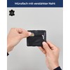 Lederhand Magic Wallet 2, Black Nappa, Modern