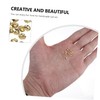 TOVINANNA 1Set DIY Nail Art Stickers Gold Shell Design for