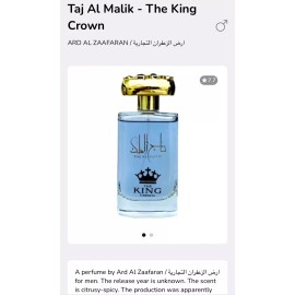 Ard Al Zaafaran Taj Al Malik The King Crown by Ard Al Zaafran EDP 100ml - Niche