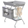 Portable Baby Changing Station with Adjustable Height - Foldable Diaper