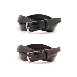 AOKI 【Includes Box】 Set of Two Adjustable Length Belts 【Up to 95cm/Up to 130cm】 Genuine Leather, Large, Long, Business, Gentleman's, Suit Belt, Gift for Men