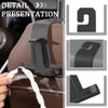 Figpade 2PCS Car Purse Hook,2 in 1 Headrest Hooks for