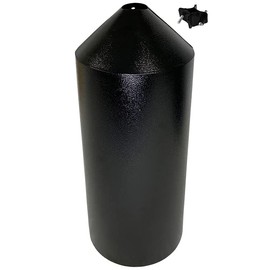 Panacea Woodlink 2-Piece Torpedo Baffle, Black, 6.25" Dia.