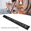 4/4 Violin Fingerboard Ebony Wood Fretboard Violin Finger Plate Replacement