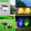 T-SUN 2Pack Solar 36-LED RGB Color Changing Spotlight Outdoor Garden