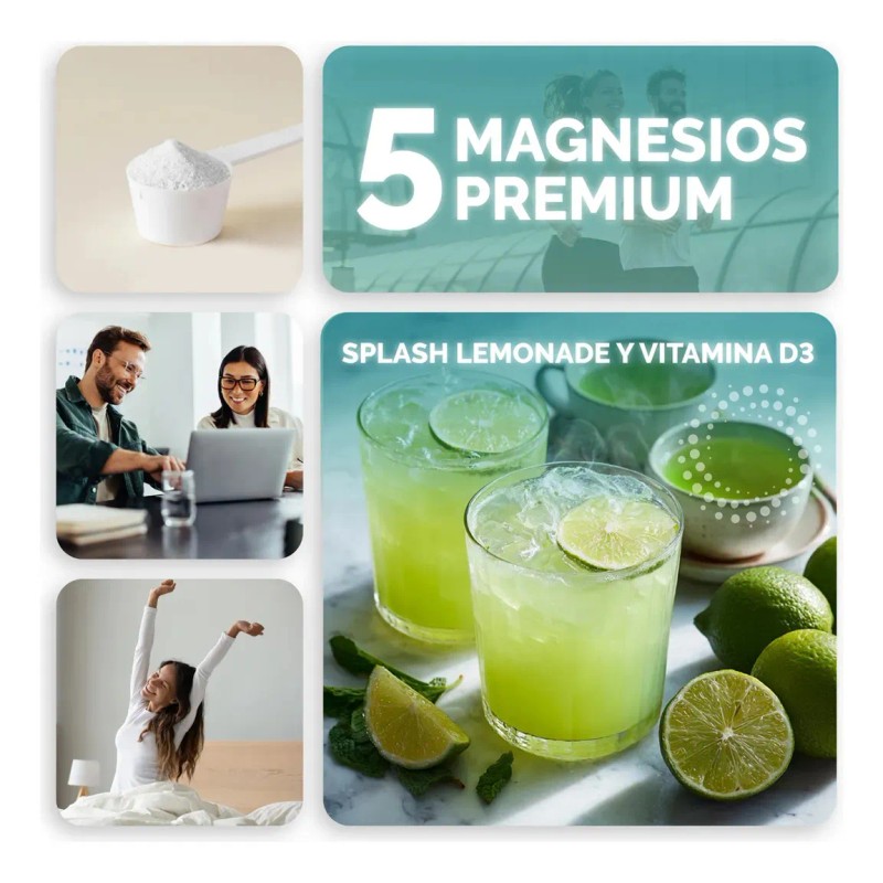 Oby Magnesio Complex Polvo Citrato Glicinato Treonato Taurato Malato Oxido