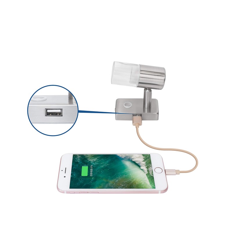 12V Reading Light LED RV Interior 3W with USB Port