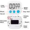 Magnetic Digital Timer Classroom for Kids Large Display Clock Loud