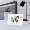 DistinctInk Greeting Card/Note Card -Toy Fox Terrier Puppy Cartoon Birthday