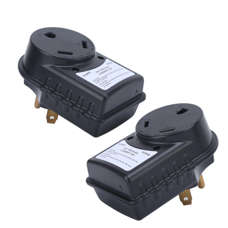 RV Surge Protector 30A Male to 30A Female Adapter 1050J