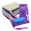 6Pcs Soap Bags for Soap Bars, Bar Soap Holder for