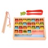 Wooden Magnetic Fishing Game Safe Letters Cognition Preschool Gift for