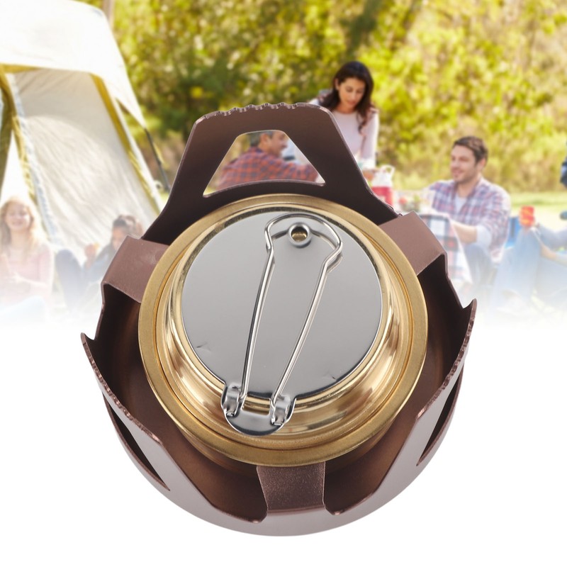 Portable Ethanol Stove Burner Outdoor Camping Cooker Furnace Cookware with
