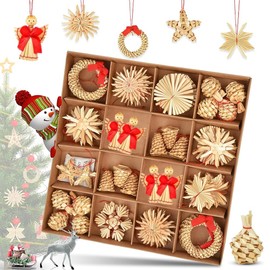 Christmas Tree Ornaments, Christmas Ornaments, Straws, Straw, Snowflowers, Angels, Garlands, Ornaments, Christmas Presents, Gifts, Wooden Box