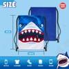 Shark Drawstring Backpack - Drawstring Bags for Boys Kids Swim