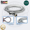 Shower Hose Bidet Reinforced Hose 2 m Stainless Steel 1/2