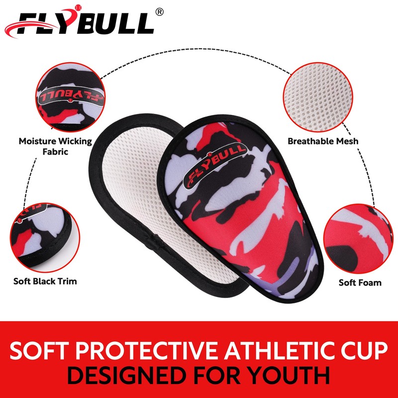 FLYBULL 2-Pack Boys Cup Underwear Youth Boxer Briefs with 1