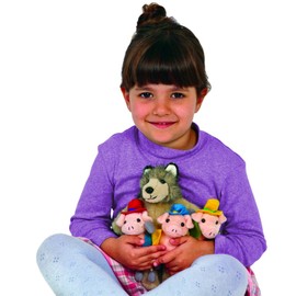 The Puppet Company - Traditional Story Sets - Three Little Pigs & Wolf Finger Puppet Set [Toy]